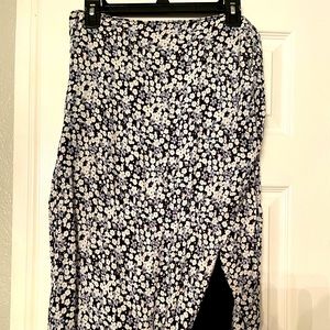 Abercrombie Floral skirt with slit